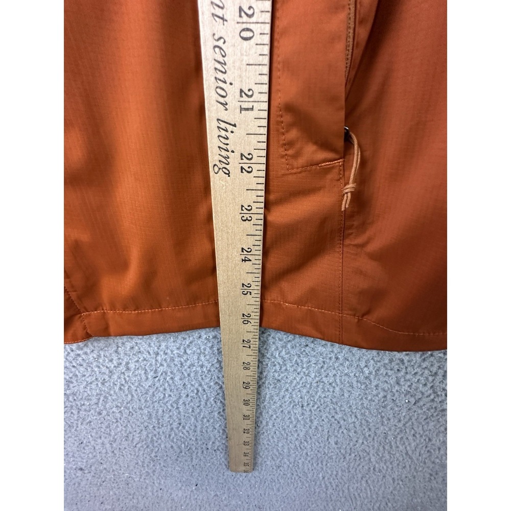 REI Co-op Rainier Rain Jacket Womens Small Orange Hydrowall 2.5 Layer Hooded - Picture 14 of 14